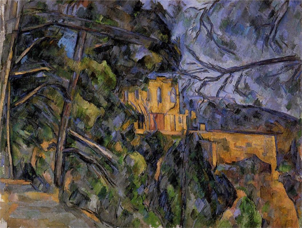 Chateau Noir, 1904 - Paul Cezanne Painting